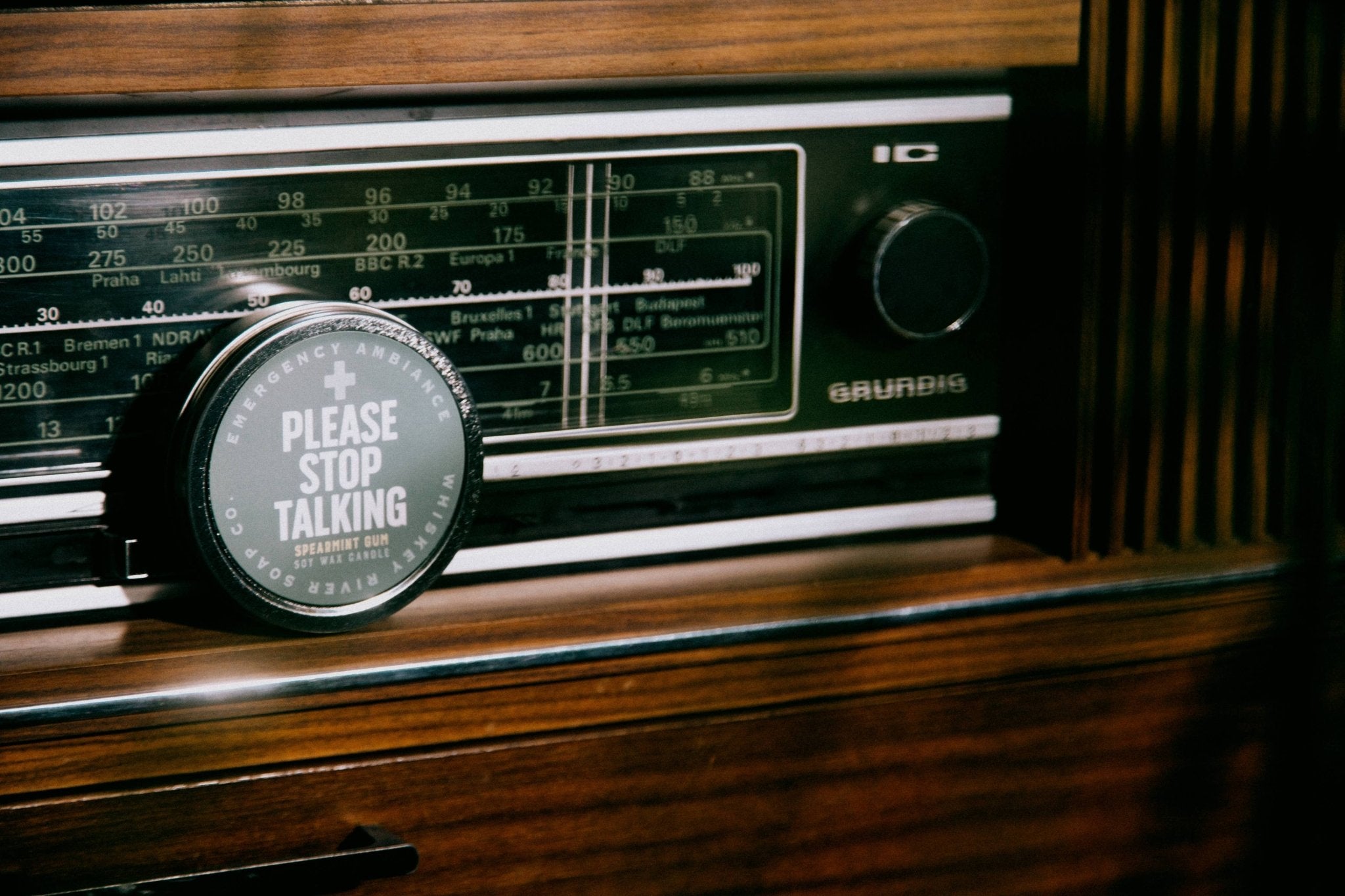 Please Stop Talking Emergency Ambiance Travel Tin | Funny Pe - HER Home Design Boutique
